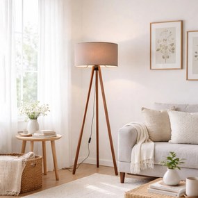 Φωτιστικό Δαπέδου Μπεζ / Καφέ AYD 38x38x140
