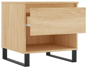 vidaXL Τραπέζια Σαλονιού 2 τεμ. Sonoma Δρυς 50x46x50 εκ. Επεξεργ. Ξύλο