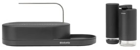 Brabantia 1008502 Σετ Αξεσουάρ Μπάνιου Μεταλλικό Γκρι 3τμχ SinkStyle