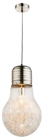 Κρεμαστό Φωτιστικό Globo Lighting Levin 15037 Νίκελ Ματ