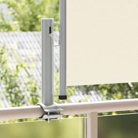 vidaXL Σκίαστρο Πλαϊνό Συρόμενο Βεράντας Κρεμ 60 x 300 εκ.