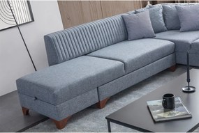 Corner Sofa-Bed West Left - Grey Grey