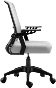 A1180B Μαυρο/Γκρι Mesh Πολ/Να Γραφειου