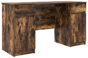 vidaXL γραφείο  Καπνιστό Δρυς 140x49x76 εκ. Επεξεργασμένο ξύλο