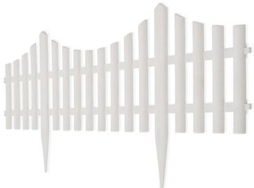 Διαχωριστικό Γκαζόν Φράχτης Λευκός 17 Τεμ. / 10 μ.