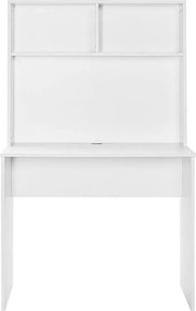 Γραφείο εργασίας Trendline Megapap χρώμα λευκό 90x52x148εκ.