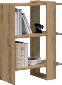 vidaXL Ράφι Βιβλίων 2 επιπέδων 52 x 25 x 71,5 εκ Επεξεργασμένο ξύλο