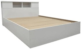 Κρεβάτι διπλό OLYMPUS σε χρώμα λευκό 140x200εκ 147.7x221x84 εκ.