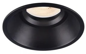 Χωνευτό Σποτ Φωτιστικό Οροφής 9,3cm GU10 40W IP20 Zambelis-S149-Μαύρο S149