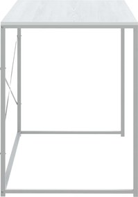 vidaXL Γραφείο Υπολογιστή Λευκό 110 x 60 x 70 εκ. από Επεξ. Ξύλο