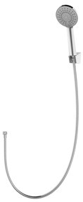 Karag SET-DUO-C Τηλέφωνο ντους με σπιράλ και βάση στήριξης Χρωμέ