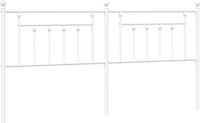 vidaXL Ανταλλακτικό κεφαλάρι Λευκό 200 εκ. Μεταλλικό