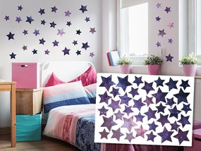 Διακοσμητικά αυτοκόλλητα τοίχου αστέρια - 50x70