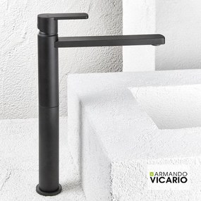 Armando Vicario Glam 610041 Black Matt – Μπαταρία επιτραπέζιου νιπτήρα