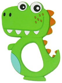 Μασητικό Οδοντοφυΐας Δεινόσαυρος 3 Μηνών+ Green Silicone