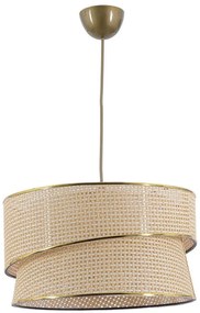 Φωτιστικό Οροφής Coral 390FLH2262 30x30x70cm E27 40W Beige-Gold Opviq