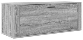 vidaXL Παπουτσοθήκη Επιτοίχια Sonoma Γκρι 100x35x38 εκ. Επεξ. Ξύλο