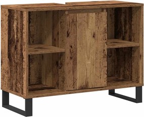 vidaXL Ντουλάπι Μπάνιου Παλιό Ξύλο 80 x 33 x 60 εκ Επεξεργασμένο Ξύλο