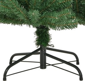 vidaXL Χριστουγεννιάτικο Δέντρο Τεχνητό Αρθρωτό Με Βάση Πράσινο 150εκ.