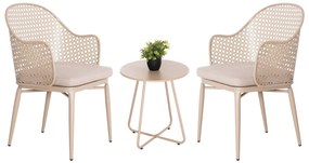 ΣΕΤ LOUNGE 3TMX ΕΞ.ΧΩΡΟΥ OREGO HM21107.03 ΑΛΟΥΜΙΝΙΟ &amp; ΜΕΤΑΛΛΟ ΣΕ ΚΑΠΟΥΤΣΙΝΟ