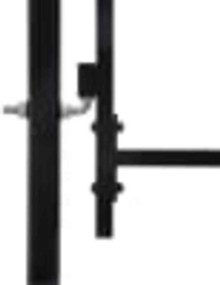 vidaXL Πύλες φράχτη WOERDEN 300 x 150 cm Ατσάλι Γκρι Κλειδώσιμο