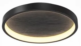 Πλαφονιέρα Φωτιστικό Οροφής LED 27W Μαύρο Φυσική Γκρι Πέτρα Orign MOD311CL-L27B3K Maytoni-MOD311CL-L27B3K-Μαύρο MOD311CL-L27B3K
