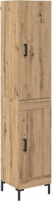 vidaXL Highboard Artisan Oak 34,5 x 34 x 180 εκ. Επεξεργασμένο ξύλο