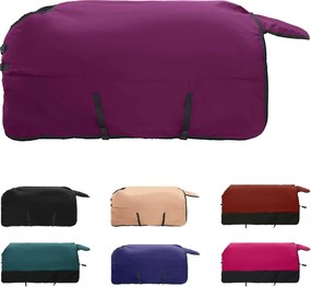 vidaXL Σαμάρι Ίππου Σκούρο πράσινο και μαύρο 75 cm Πολυεστέρας