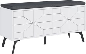 Παπουτσοθήκη Λευκό DUNE 107x35x55