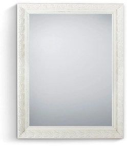 Καθρέπτης Επιτοίχιος Π55xY70 εκ. White Wood Πλαίσιο Mirrors &amp; More Sonja 1070101