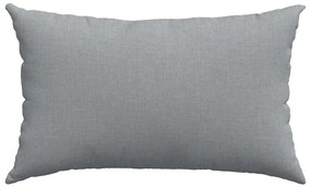 vidaXL Μαξιλάρι Καναπέ 2 pcs Ανοιχτό γκρι 50 x 30 cm ύφασμα