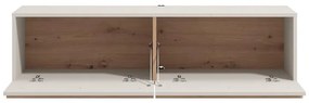 Έπιπλο τηλεόρασης ARLES 128 2K2V Cashmere - Artisan Oak 128x42x32εκ. 128x42x32 εκ.