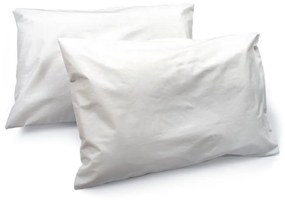 Καλύμματα Μαξιλαριών Αδιάβροχα 33120647001 (Σετ 2τμχ White DimCol 50Χ70 100% Cotton