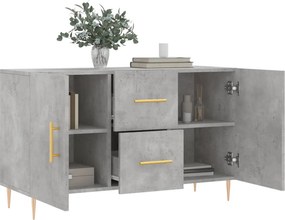 vidaXL Ντουλάπι Γκρι Σκυροδέματος 100 x 36 x 60 εκ. Επεξεργασμένο Ξύλο