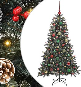 vidaXL Τεχνητό Χριστουγεννιάτικο Δέντρο με 150 LED Πράσινο 150 cm