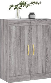 vidaXL Ντουλάπι Επιτοίχιο Γκρι Sonoma 69,5 x 34 x 90 εκ. Επεξεργ. Ξύλο