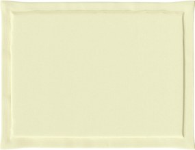 vidaXL Μαξιλάρια καθισμάτων 2 pcs Κρεμ 47 x 36 x 2 εκ. Πολυεστέρας