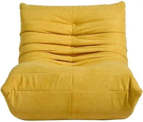 Compressed Nextdeco πολυθρόνα Togo κίτρινο Υ70x85x103εκ.