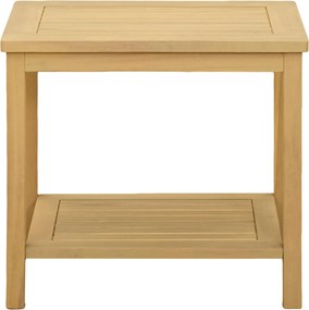 vidaXL Τραπεζάκι Πλευράς Φυσικό Λάδι 50 x 35 x 45 cm