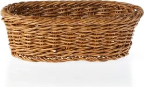 Stewehome Μικρό ψάθινο καλάθι Γκρι 22.5x13.5x6 cm