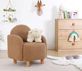 Kid's Wing Chair Moylo - Coffee Coffee