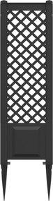 vidaXL Πλέγμα με Ακίδα Ανθρακί 43 x 6 x 165 εκ. PP