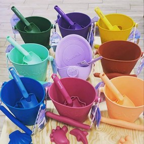 Κουβαδάκι Scrunch από ανακυκλώσιμη σιλικόνη Cherry Red