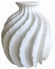 Βάζο Κεραμικό Λευκό Art Et Lumiere Φ25x37,5εκ. 15051