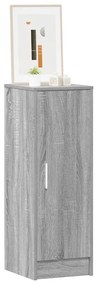 vidaXL Παπουτσοθήκη Γκρι Sonoma 32x35x92 εκ. από Επεξεργασμένο Ξύλο