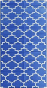 vidaXL Χαλί εξωτερικού χώρου ARAKIL μπλε 80x150 cm PP