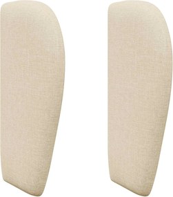 vidaXL Αυτί Κεφαλής Κρεμ 40 x 23 x 6 εκ ύφασμα