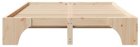 vidaXL Κρεβάτι Φυσικό Μασίφ ξύλο πεύκου 160 x 200 εκ. Modular Κρεβάτι
