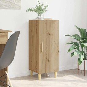vidaXL Πλαϊνό γραφείο artisan δρυς 34,5 x 34 x 90 εκ.