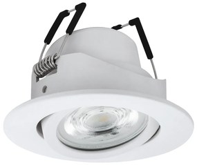 Φωτιστικό Χωνευτό Eglo 99671 SALICETO-Z Λευκό (White) 2700K - 6500K